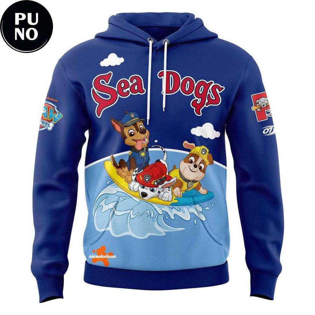 Portland Sea Dogs x Paw Patrol Night 2026 Hoodie T-Shirt