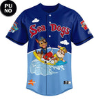 Portland Sea Dogs x Paw Patrol Night 2026 Personalized Baseball Jersey