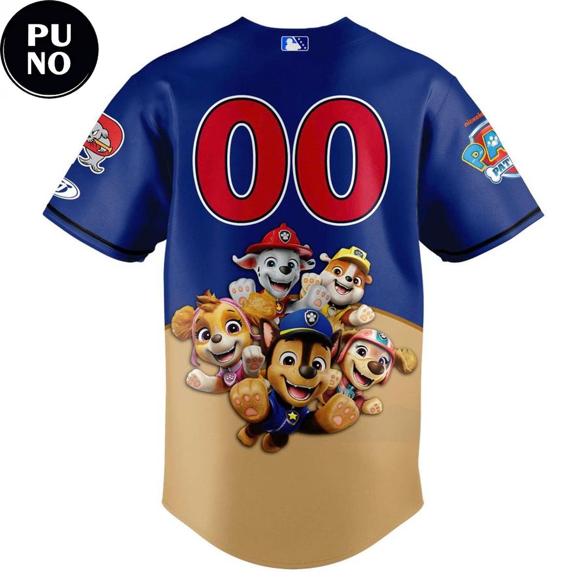 Portland Sea Dogs x Paw Patrol Night 2026 Personalized Baseball Jersey