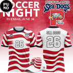 Portland Sea Dogs x Team USA World Cup 2026 T-Shirt