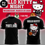 Portland Trail Blazers x Hello Kitty Night 2026 Hoodie T-Shirt