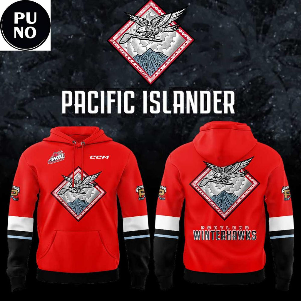 Portland Winterhawks Pacific Islander Celebration Night 2026 Hoodie T-Shirt