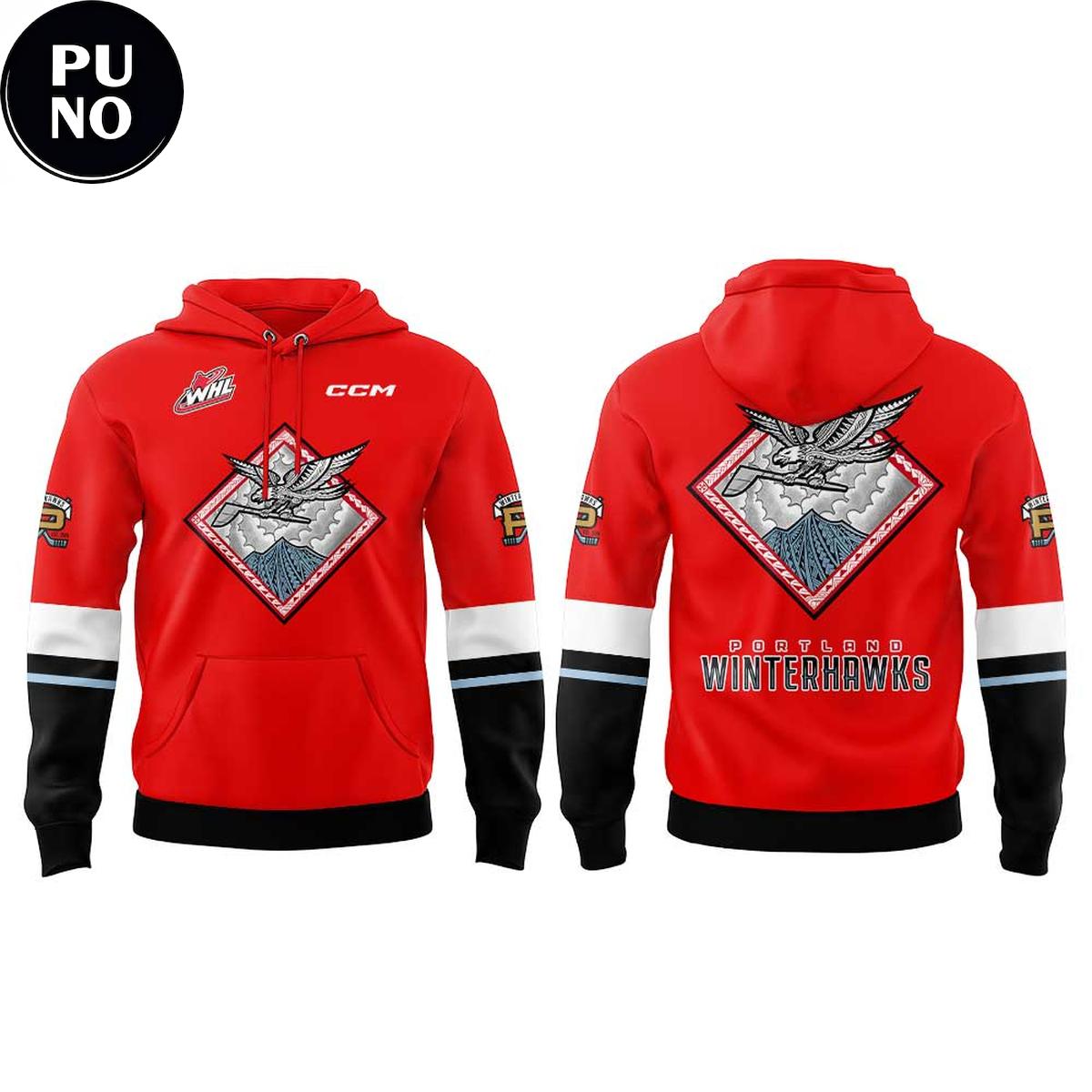 Portland Winterhawks Pacific Islander Celebration Night 2026 Hoodie T-Shirt