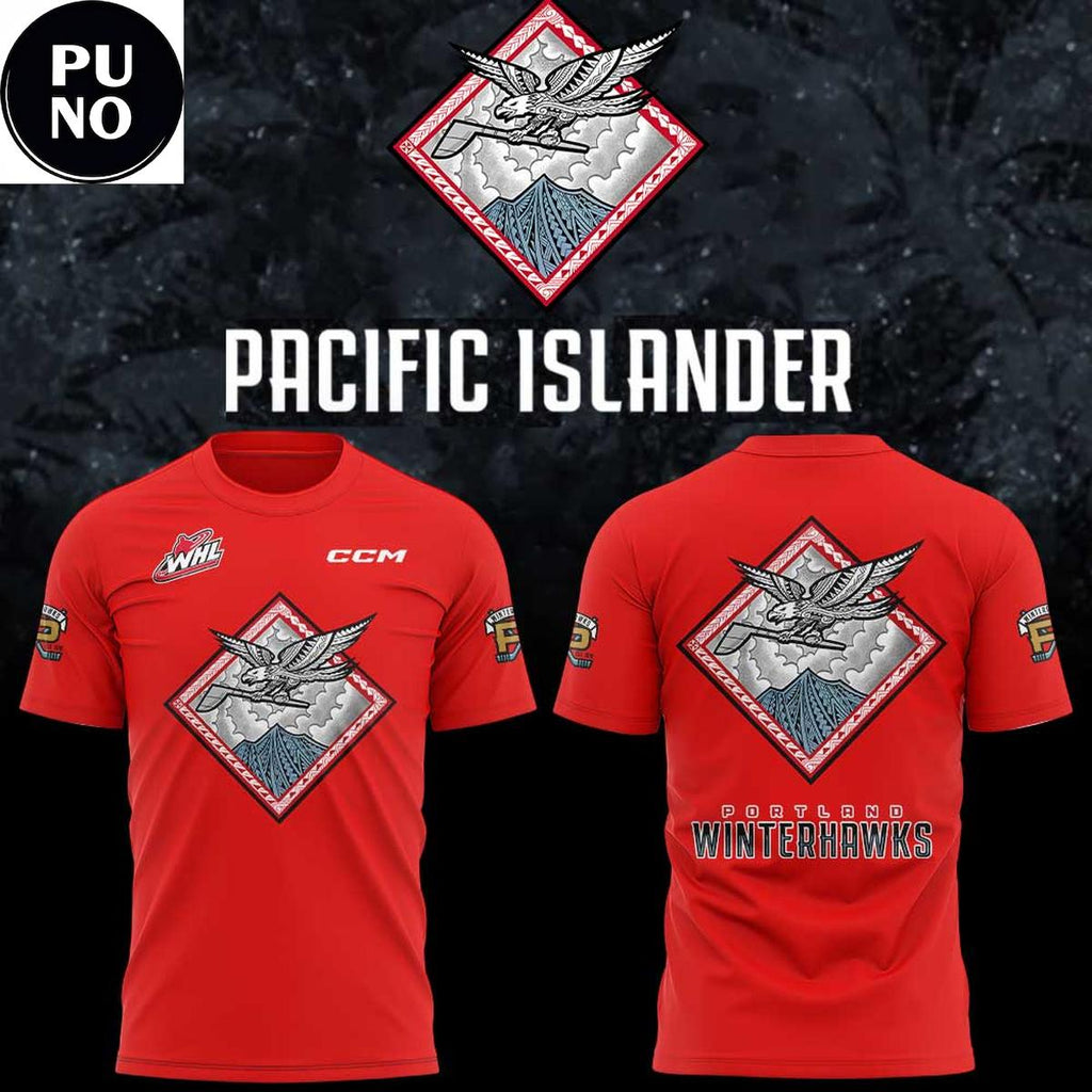 Portland Winterhawks Pacific Islander Celebration Night 2026 Hoodie T-Shirt