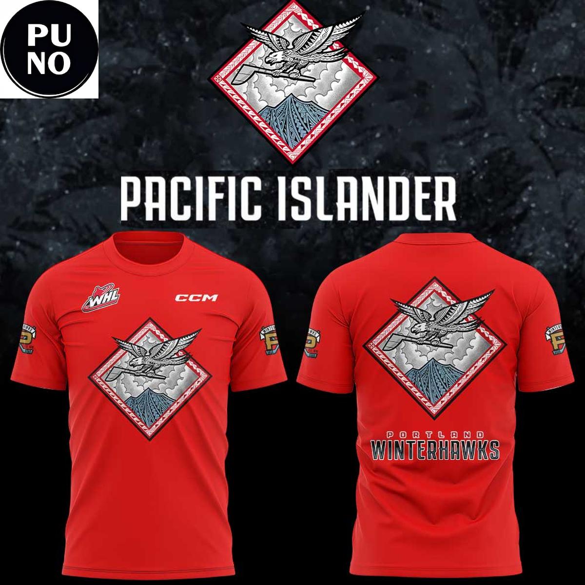 Portland Winterhawks Pacific Islander Celebration Night 2026 Hoodie T-Shirt