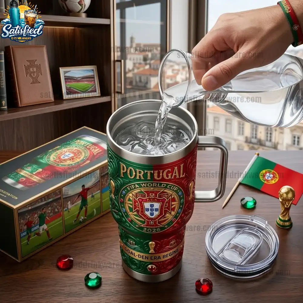Portugal FIFA World Cup 2026 Collector Edition With Handle Tumbler
