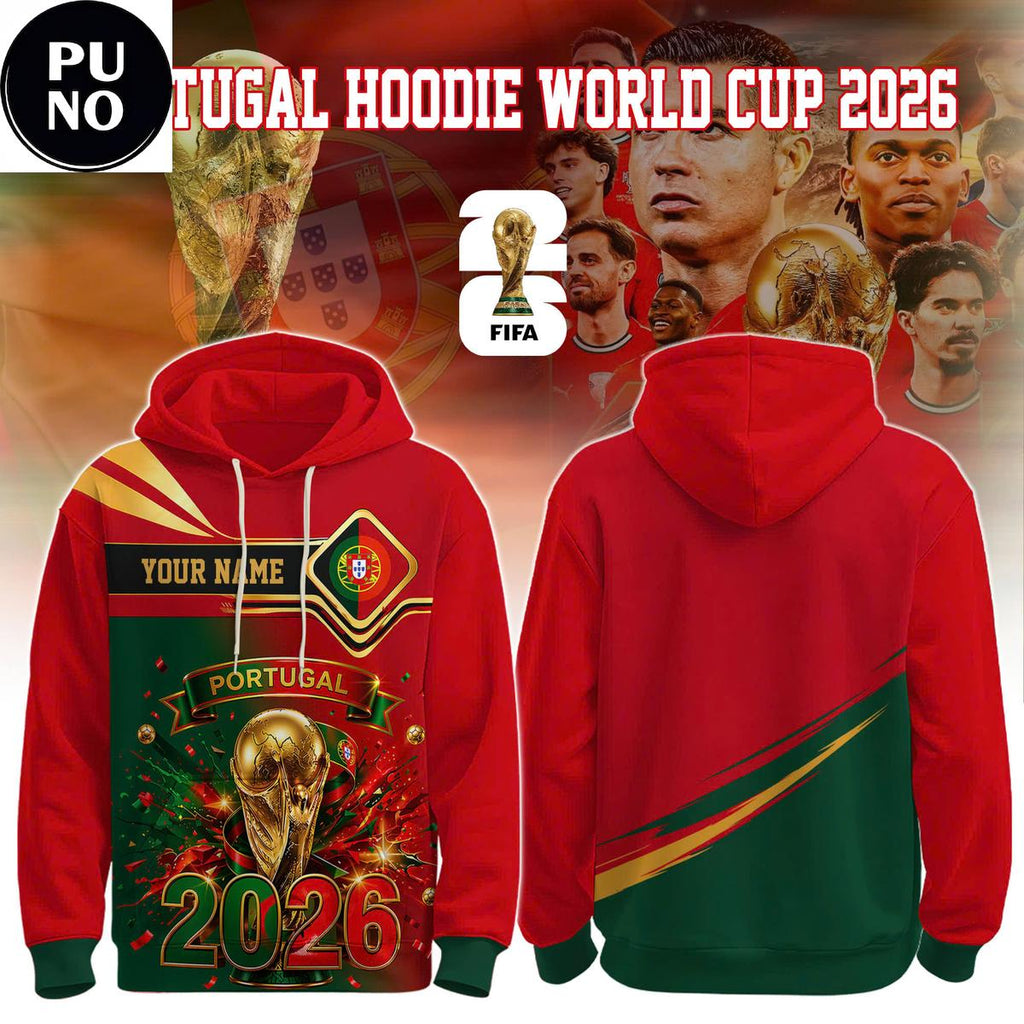 Portugal National Soccer Team World Cup 2026 Hoodie T-Shirt