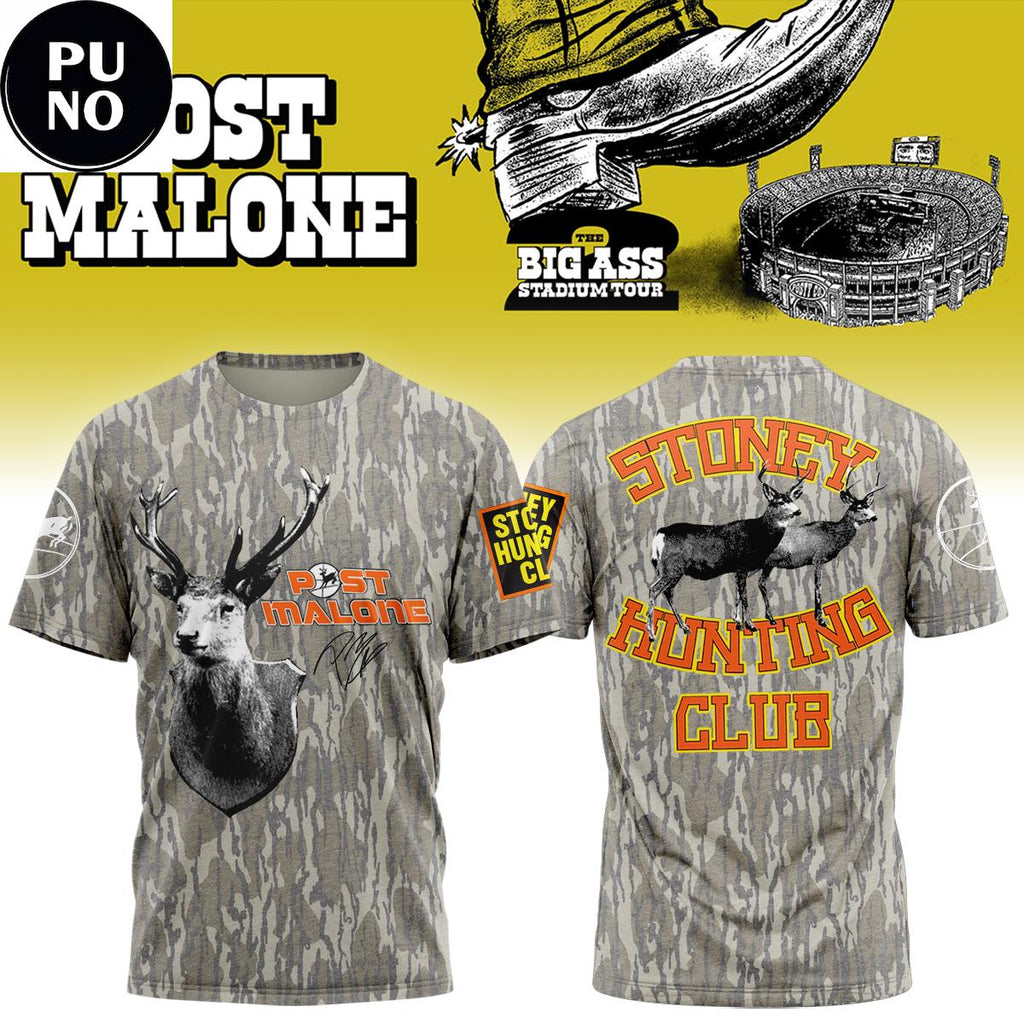 Post Malone The BIG ASS Stadium Tour Part 2 Stoney Hunting Club 2026 Hoodie