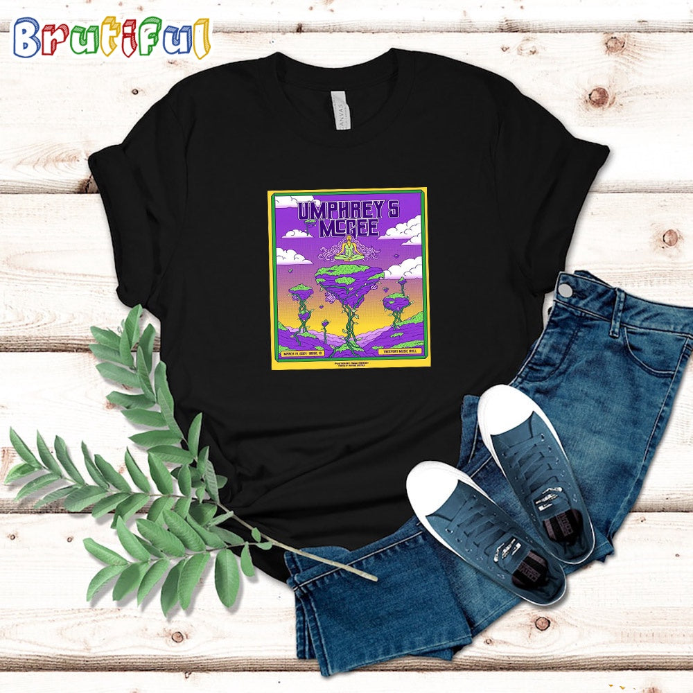 Poster Umphrey’s McGee March 19 2024 Treefort Music Hall Boise T Shirt