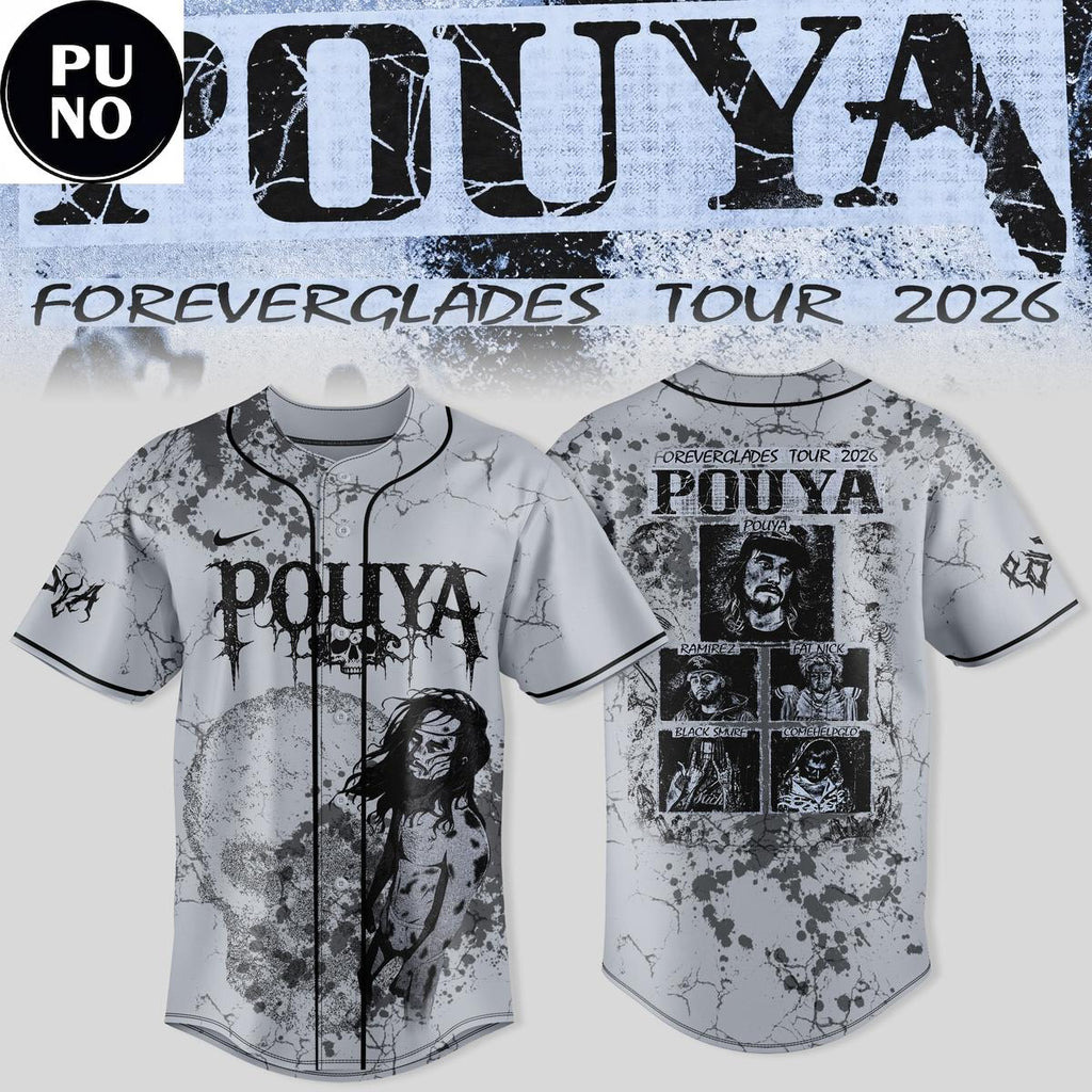 Pouya Foreverglades Tour 2026 Baseball Jersey