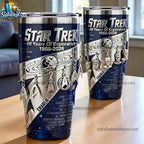 Star Trek 60th Anniversary Commomerative Edition With Handle Tumber