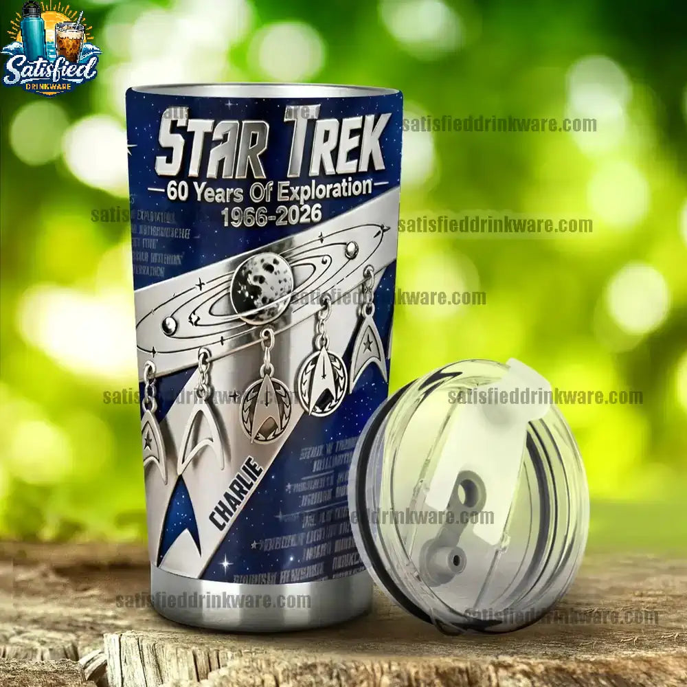 Star Trek 60th Anniversary Commomerative Edition With Handle Tumber