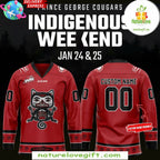 Prince George Cougars 2026 Indigenous Hockey Jersey
