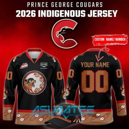 Prince George Cougars x Indigenous Peoples Night 2026 Hockey Jersey