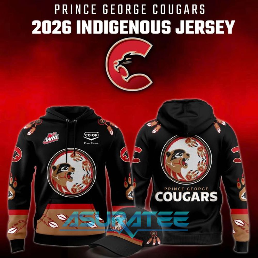 Prince George Cougars x Indigenous Peoples Night 2026 Hoodie, Cap