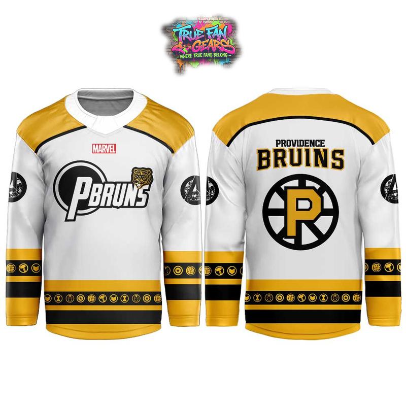 Providence Bruins Avengers Marvel Weekend 2026 Limited Edition Hockey Jersey
