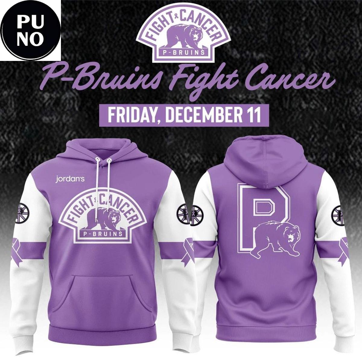 Providence Bruins Fight Cancer Night 2026 Hoodie