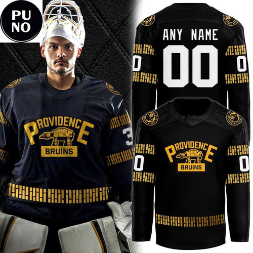 Providence Bruins x Star Wars Night 2026 Personalized Hockey Jersey