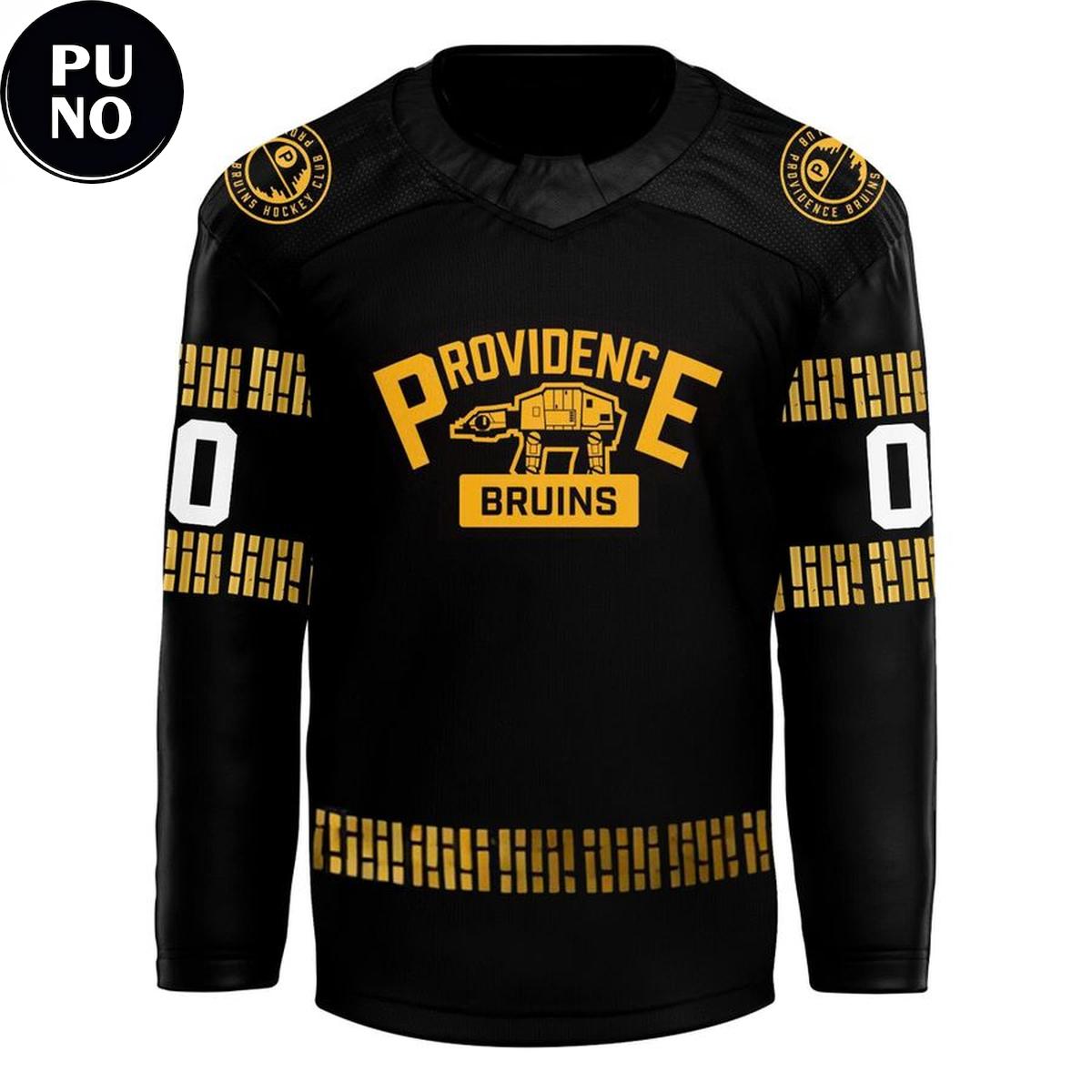 Providence Bruins x Star Wars Night 2026 Personalized Hockey Jersey