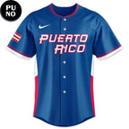 Puerto Rico World Baseball Classic 2026 Personalized Baseball Jersey