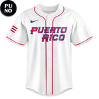 Puerto Rico World Baseball Classic 2026 Personalized Baseball Jersey