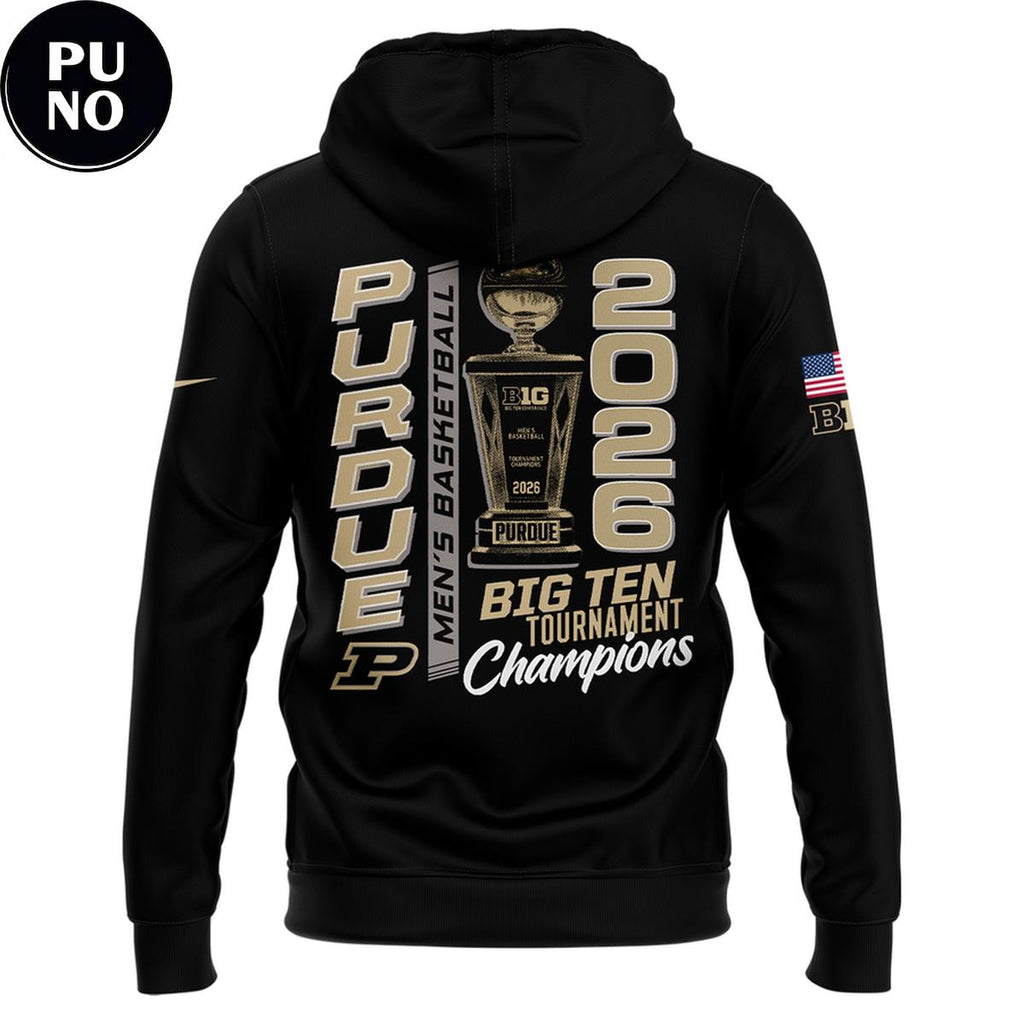 Purdue Boilermakers Men’s Basketball Big Ten Tournament Champions 2026 Hoodie T-Shirt