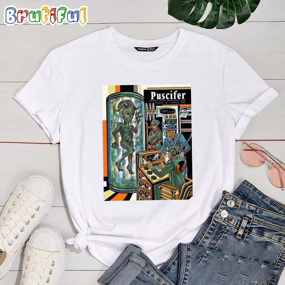 Puscifer Coastal Credit Union Music Park Nc April 7 2024 T Shirt