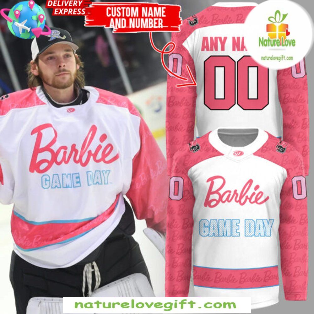 Barbie Game Day 2026 Quad City Storm Hockey Jersey