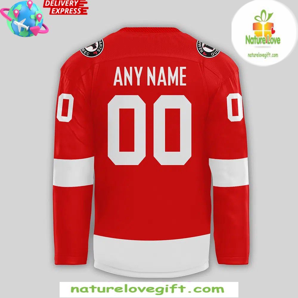 Quebec Remparts 2026 Red Hockey Jersey Men’s Fan Apparel
