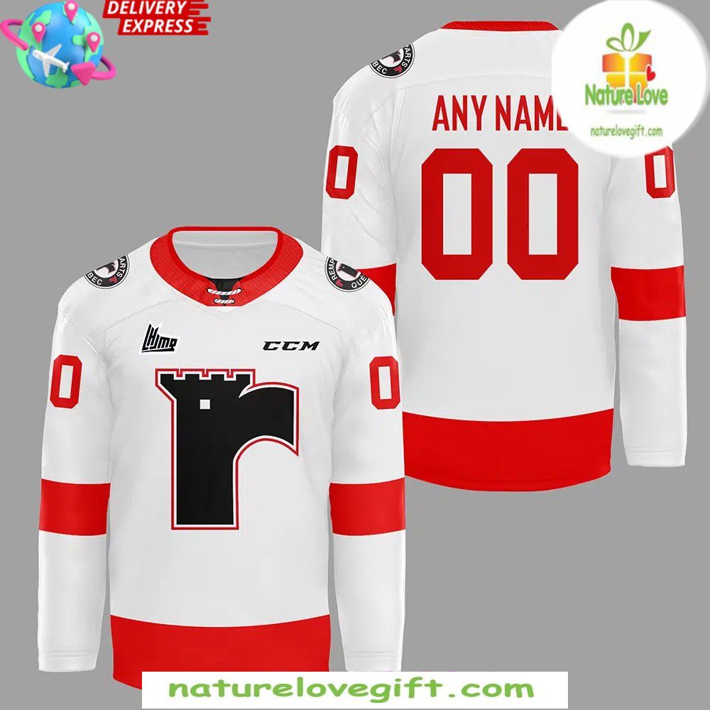 Quebec Remparts 2026 White Hockey Jersey Men’s Fan Apparel