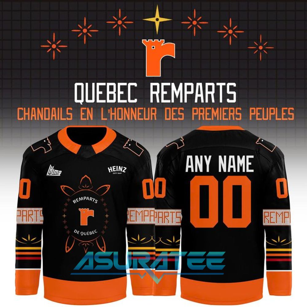 Quebec Remparts 90’s nostalgia Special Hockey Jersey