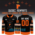 Quebec Remparts 90’s nostalgia Special Hockey Jersey