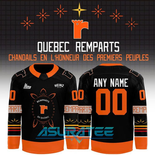 Quebec Remparts 90’s nostalgia Special Hockey Jersey