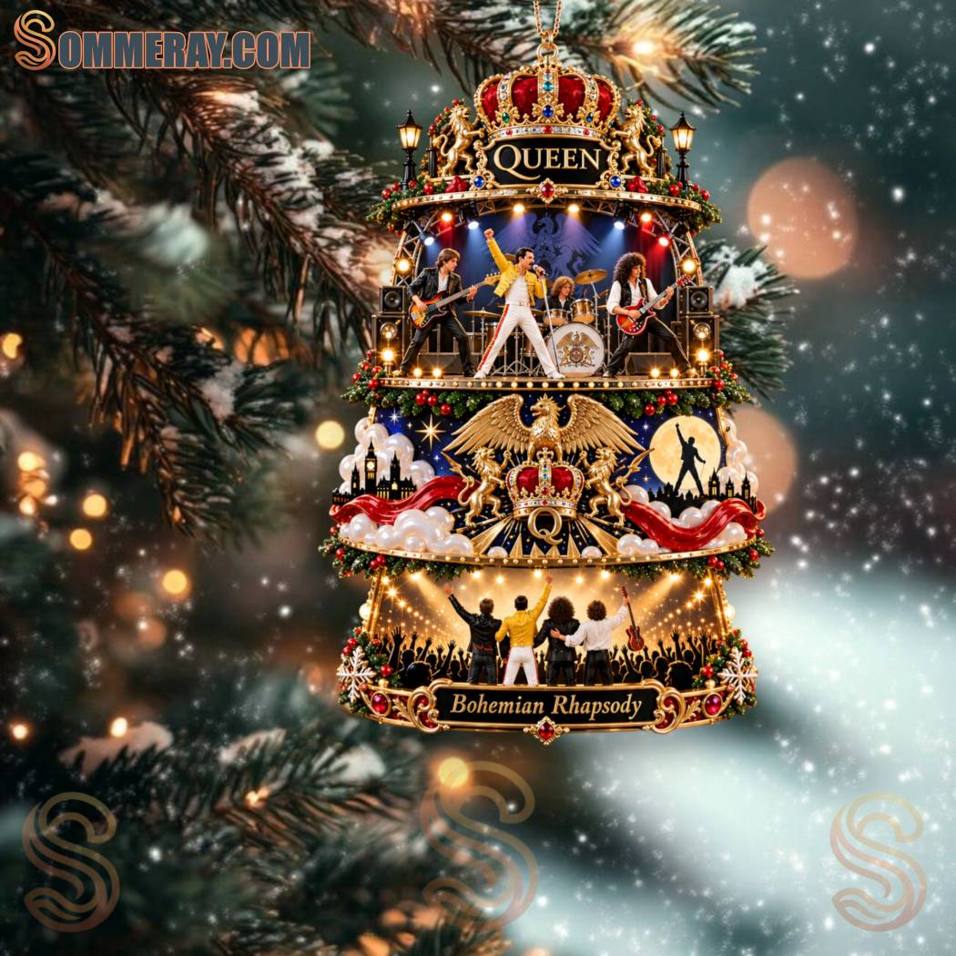 Queen 55th Anniversary Stage Christmas Ornament