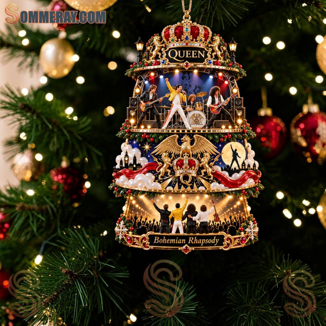 Queen 55th Anniversary Stage Christmas Ornament