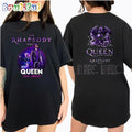 Queen Adam Lambert Rhapsody Tour 2 Sides Shirt