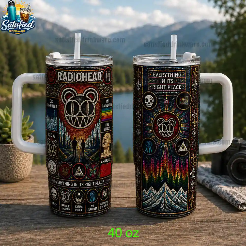 Radiohead Music Lover Collector Tumbler