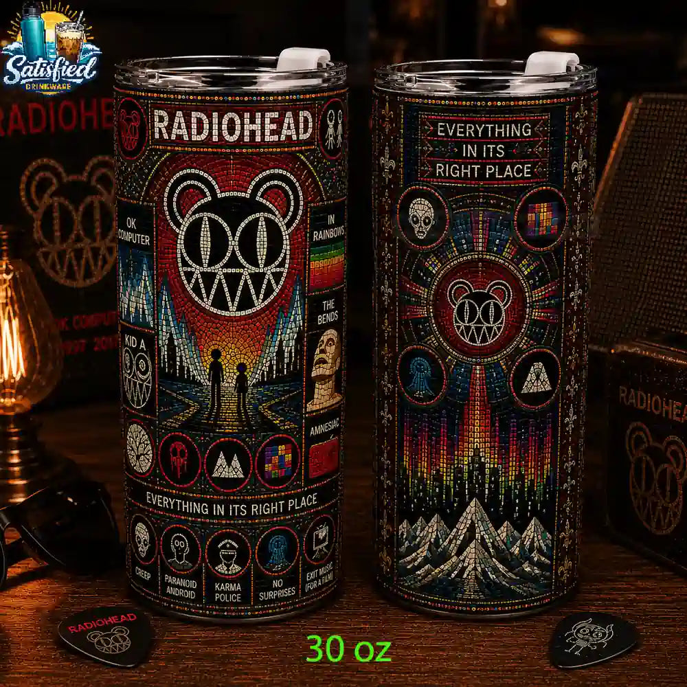Radiohead Music Lover Collector Tumbler
