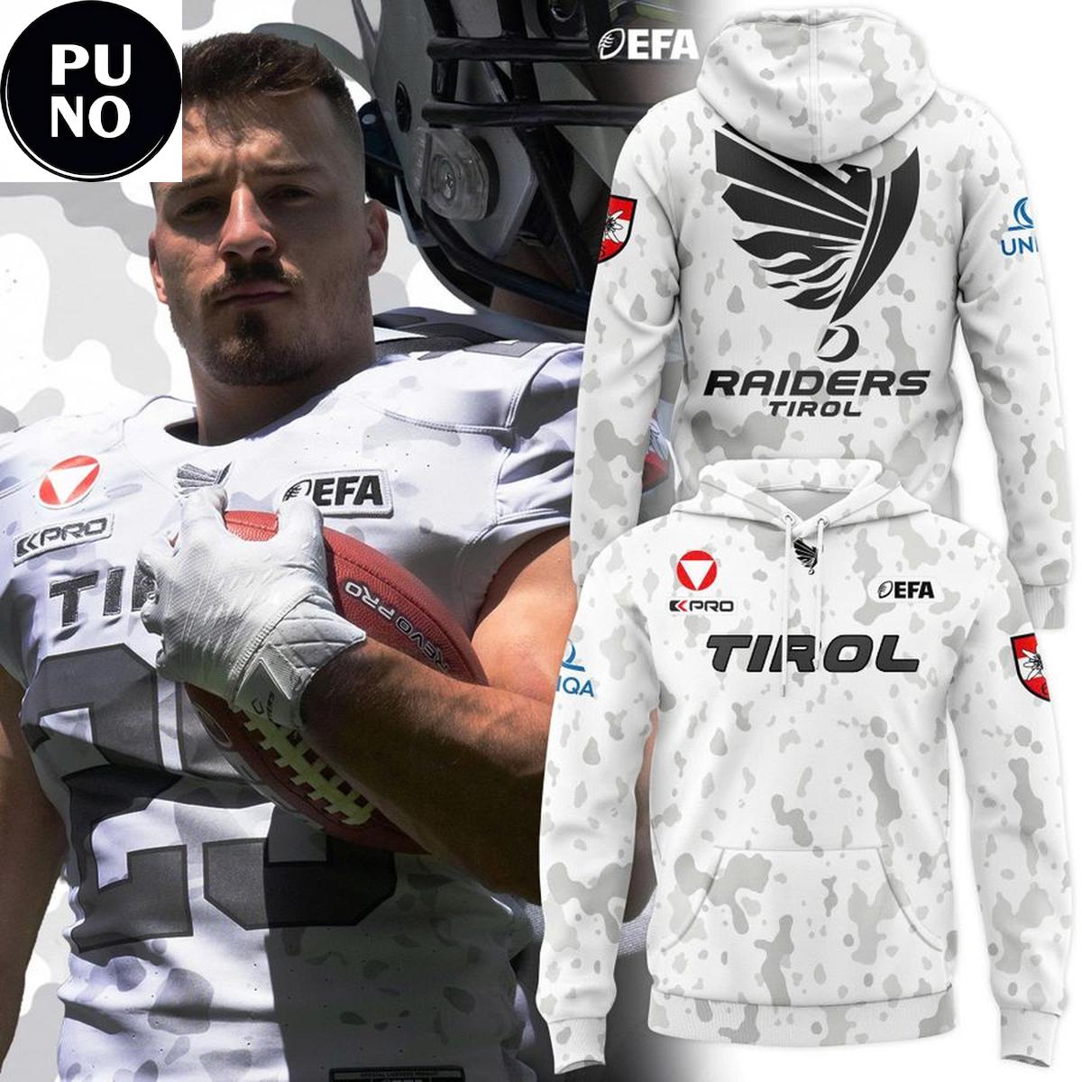 Raiders Tirol Football 2026 Camouflage Hoodie