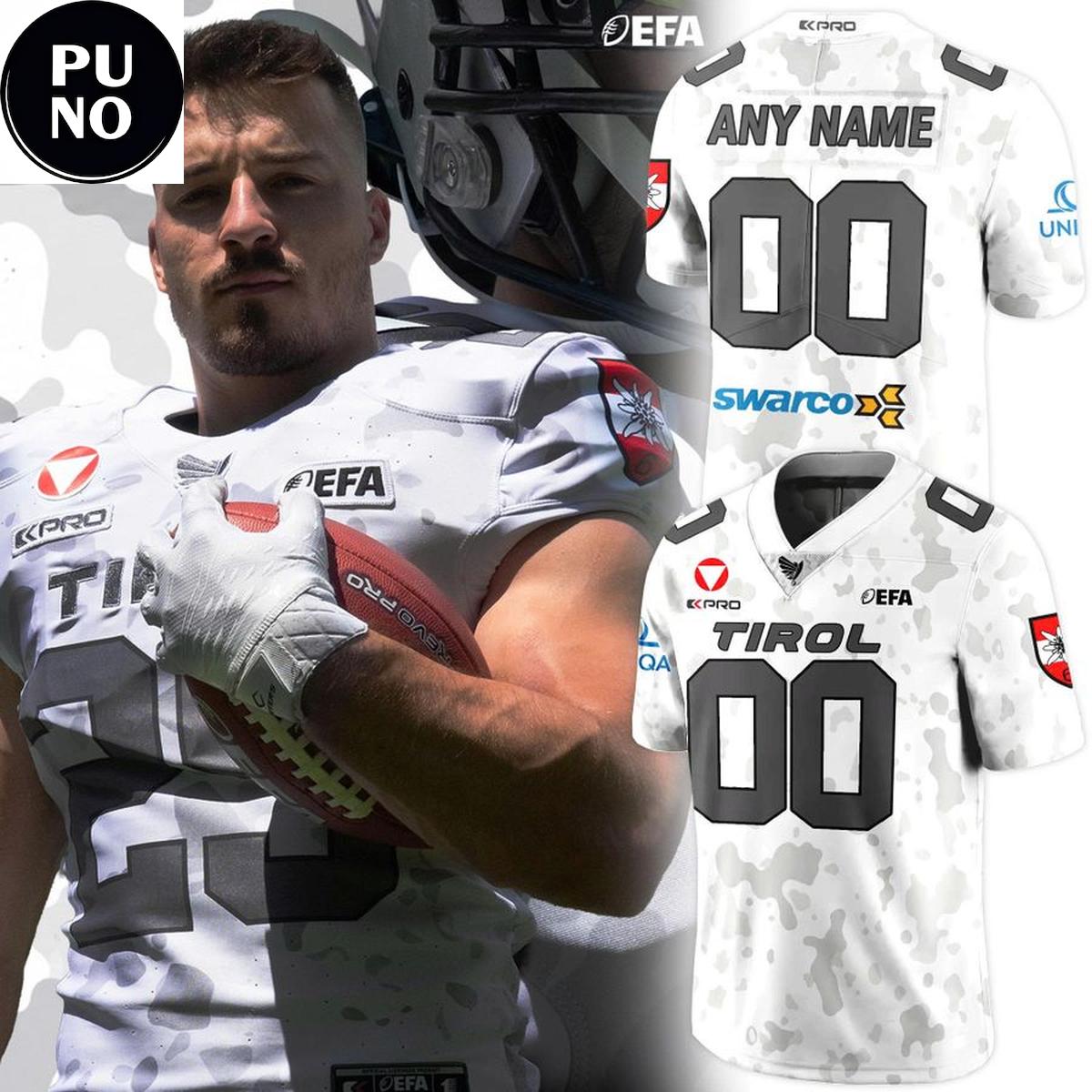 Raiders Tirol Football 2026 Camouflage Personalized Football Jersey