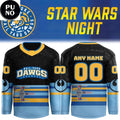 Rail Yard Dawgs x Star Wars Night 2026 Personalized Hockey Jersey