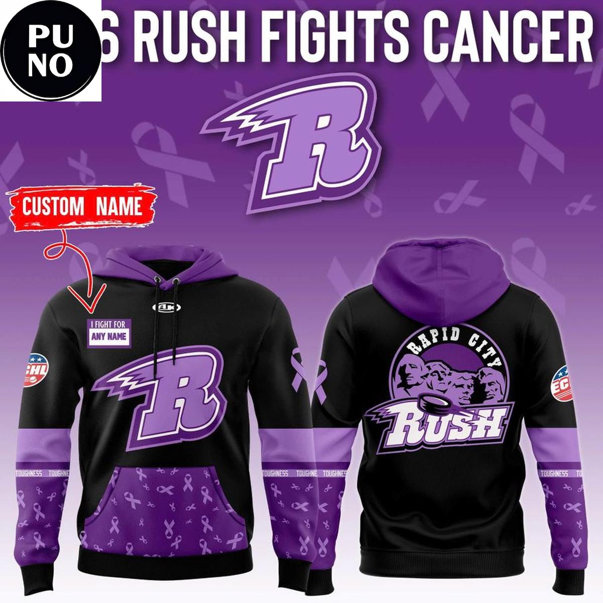 Rapid City Rush Fights Cancer 2026 Hoodie