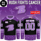 Rapid City Rush Fights Cancer 2026 Personalized Hockey Jersey