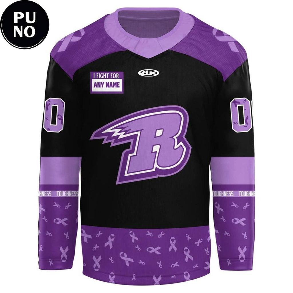 Rapid City Rush Fights Cancer 2026 Personalized Hockey Jersey