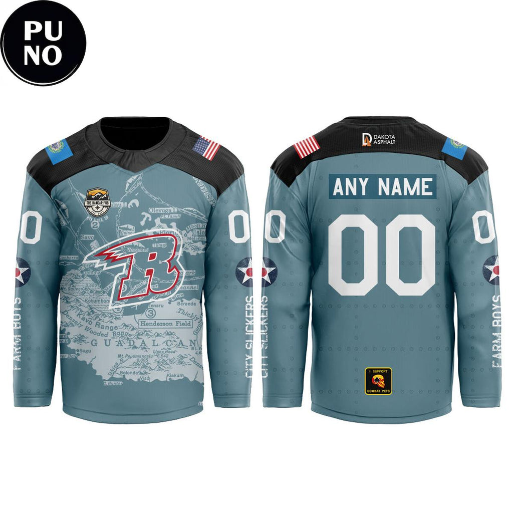 Rapid City Rush Military Appreciation Night 2026 Personalized Hockey Jersey
