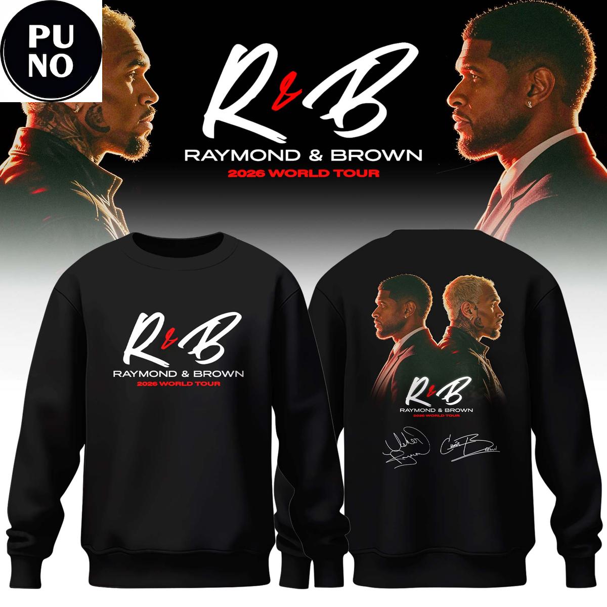 Raymond & Brown The R&B Tour 2026 Hoodie T-Shirt