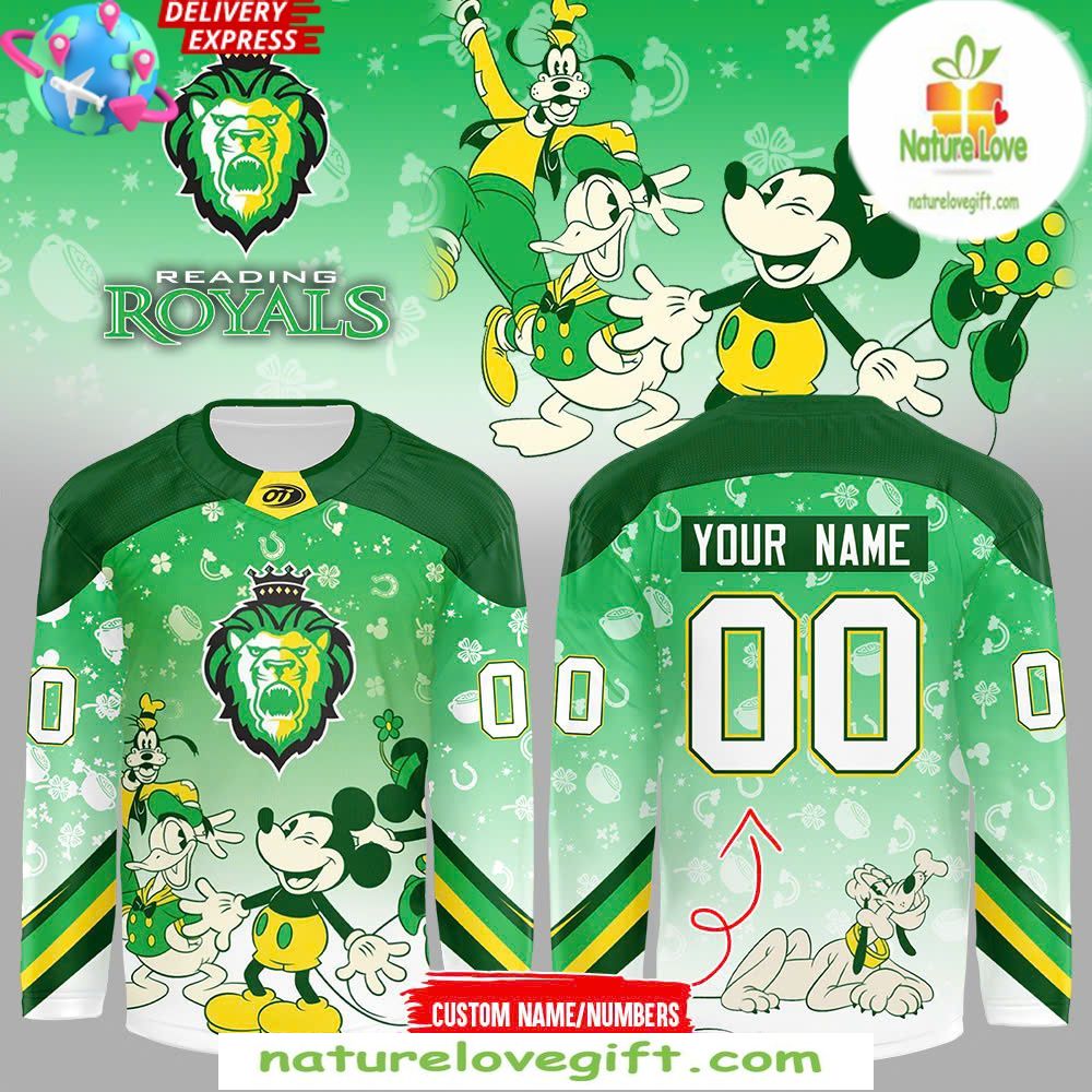 Mickey Mouse Hockey Jersey Reading Royals Special Edition