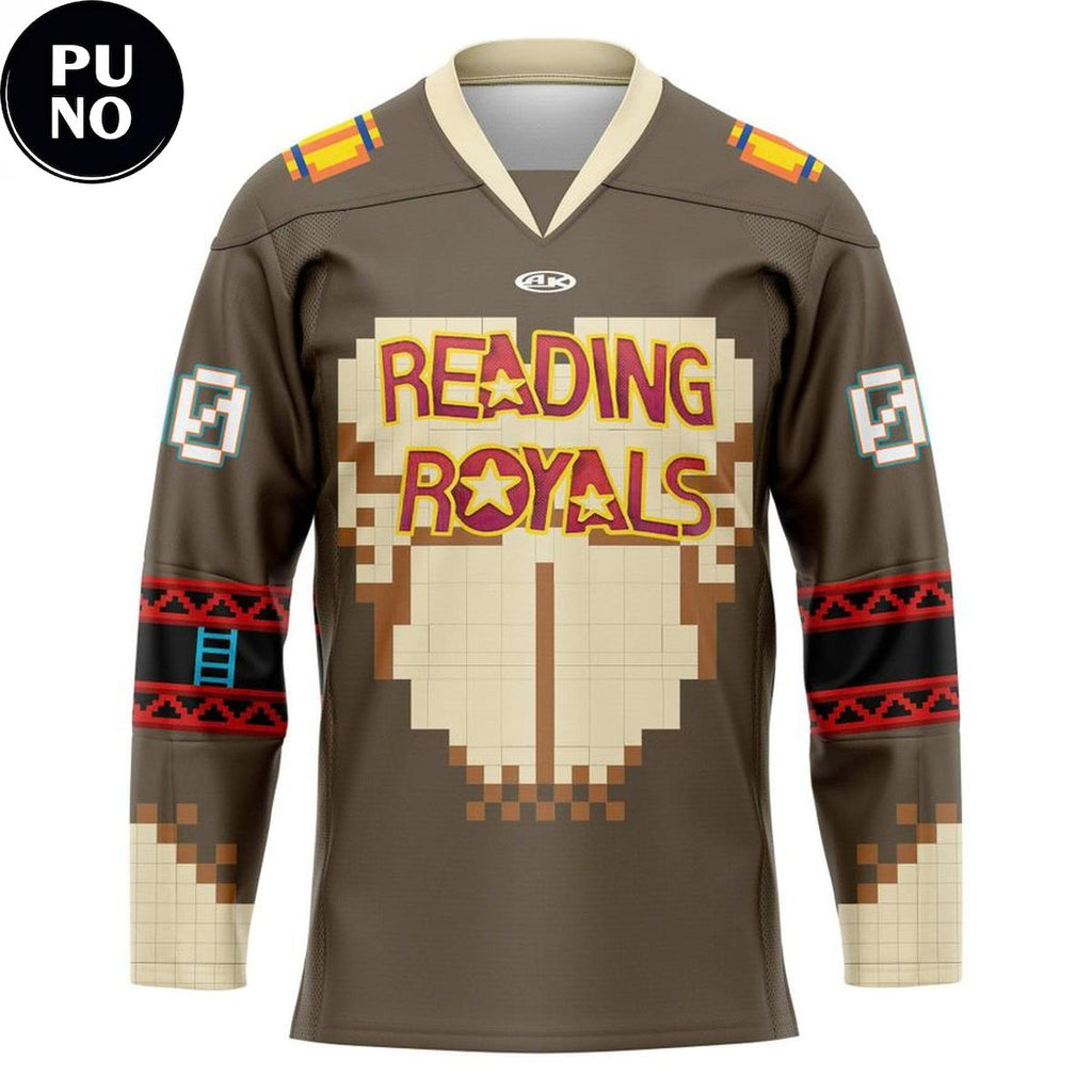 Reading Royals Retro Game Night 2026 Personalized Hockey Jersey