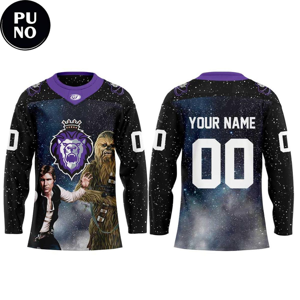 Reading Royals x Star Wars Night Han and Chewy 2026 Personalized Hockey Jersey