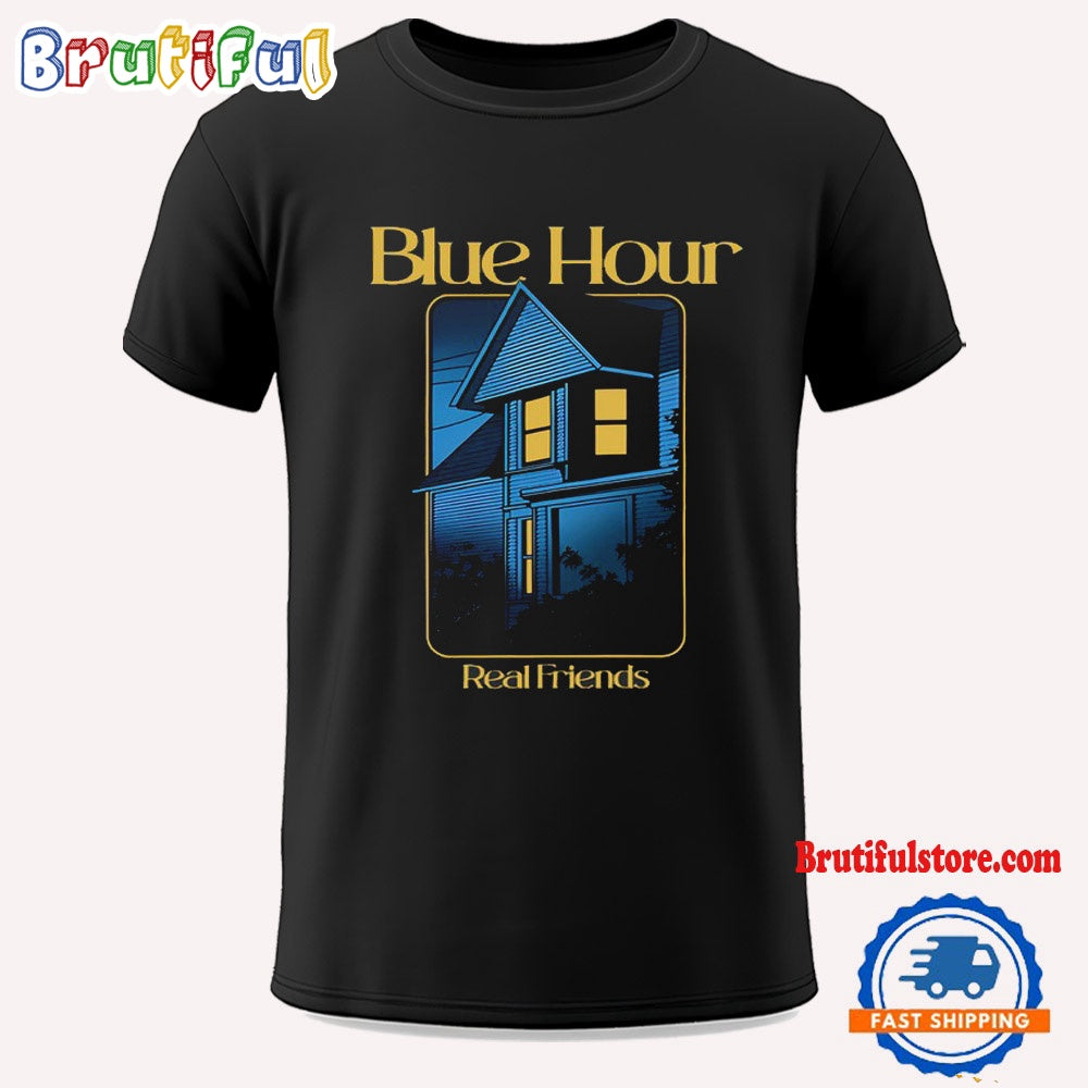 Real Friends Band Blue House Tour 2024 T Shirt